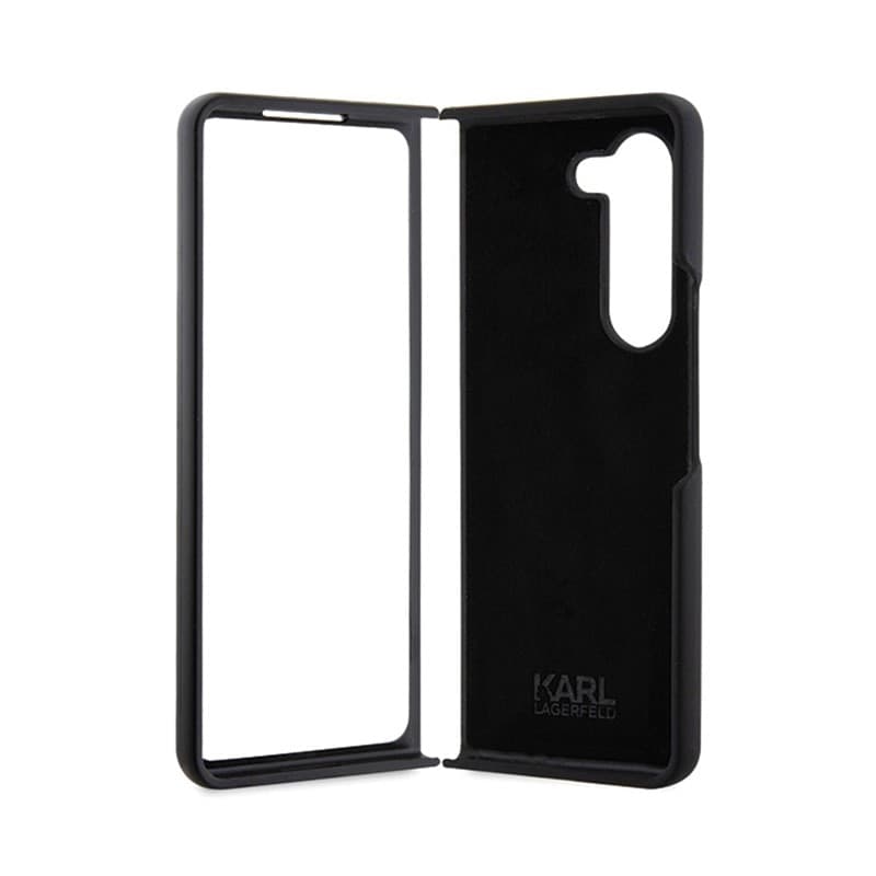 Karl Lagerfeld Silicone Ikonik - Samsung Z Fold 5 Case (black) - 13