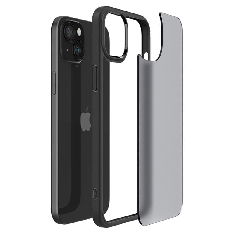 Spigen Ultra Hybrid - Case for iPhone 15 (Frost Black) - 18