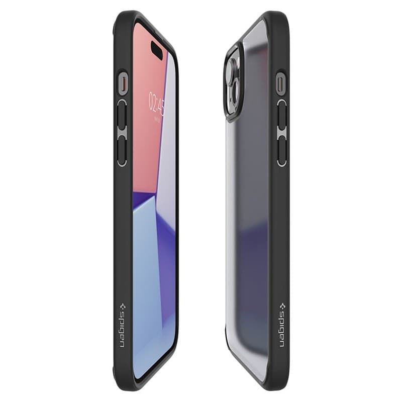 Spigen Ultra Hybrid - Case for iPhone 15 (Frost Black) - 19