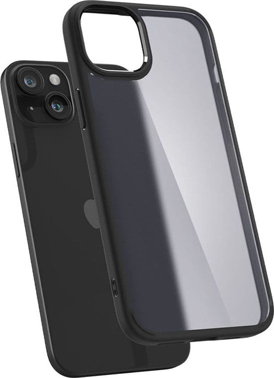 Spigen Ultra Hybrid - Case for iPhone 15 (Frost Black) - 6