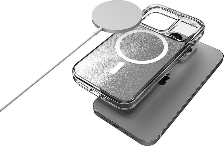 STM Relax Sand MagSafe - Case for iPhone 15 Pro Max (Clear / White) - 10