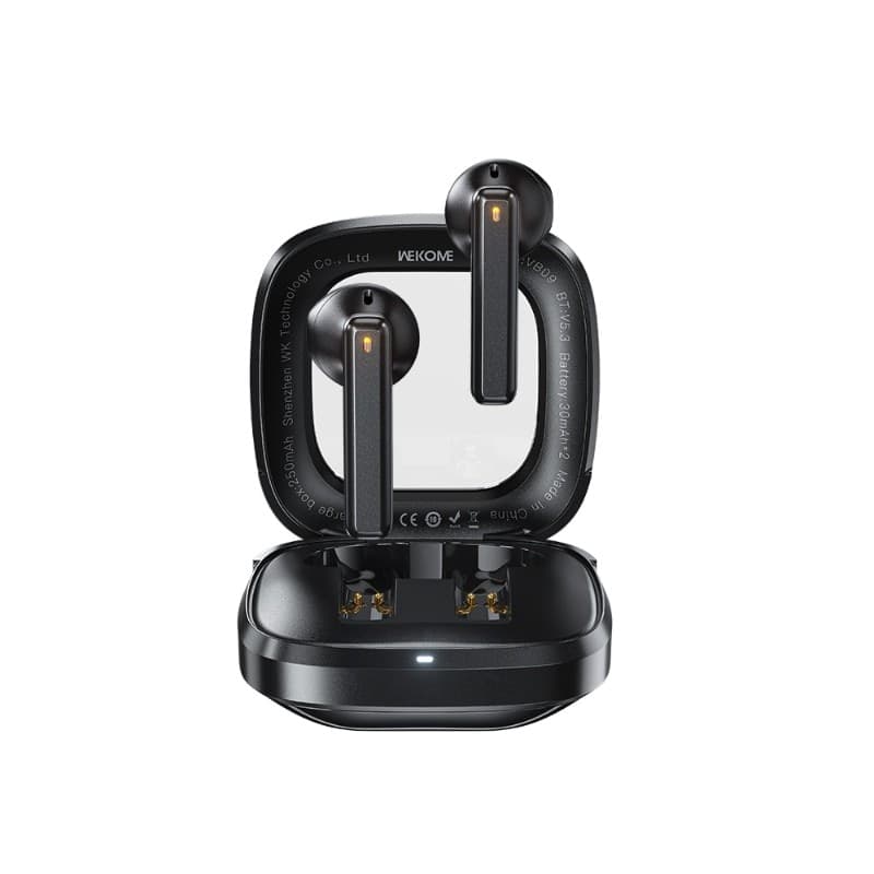 WEKOME VB09 Cyerin Series - Bluetooth V5.3 TWS wireless headphones with charging case (Black) - 4