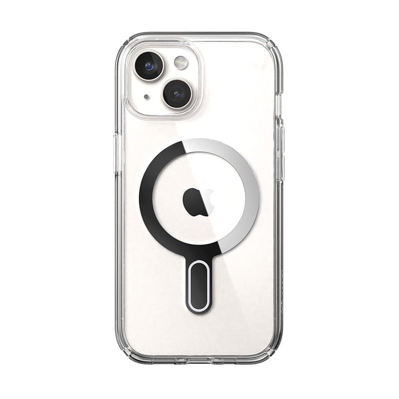 Speck Presidio Perfect-Clear ClickLock & MagSafe - Custodia per iPhone 16e / iPhone 15 / iPhone 14 / iPhone 13 (Trasparente / Fi - 20