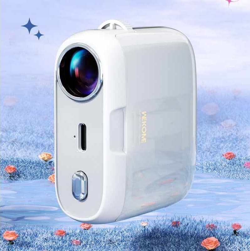 WEKOME S28 Pop Digital Series - Bluetooth V5.3 TWS wireless headphones with charging case with projector function (White) - 19