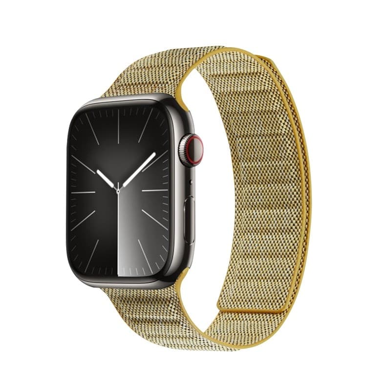 Crong Melange - Cinturino magnetico per Apple Watch 38/40/41/42 mm (giallo melange) - 14