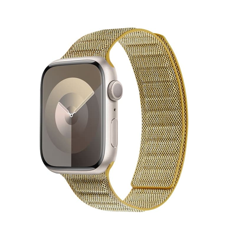 Crong Melange - Cinturino magnetico per Apple Watch 38/40/41/42 mm (giallo melange) - 3