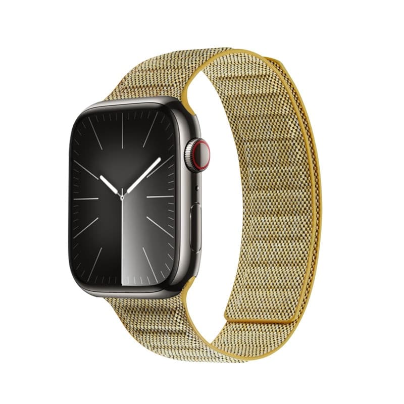 Crong Melange - Cinturino magnetico per Apple Watch 38/40/41/42 mm (giallo melange) - 5