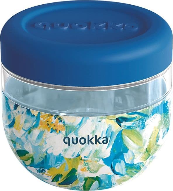 Quokka Bubble Food Jar - Contenitore per alimenti / Lunchbox 770 ml (Peonie blu) - 4