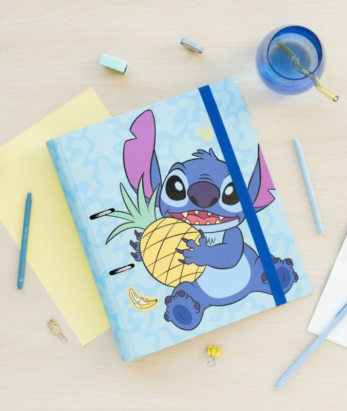 Disney Stitch - Raccoglitore A4 della collezione Tropical (2 anelli, elastico) - 7