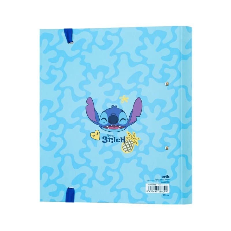 Disney Stitch - Raccoglitore A4 della collezione Tropical (2 anelli, elastico) - 9