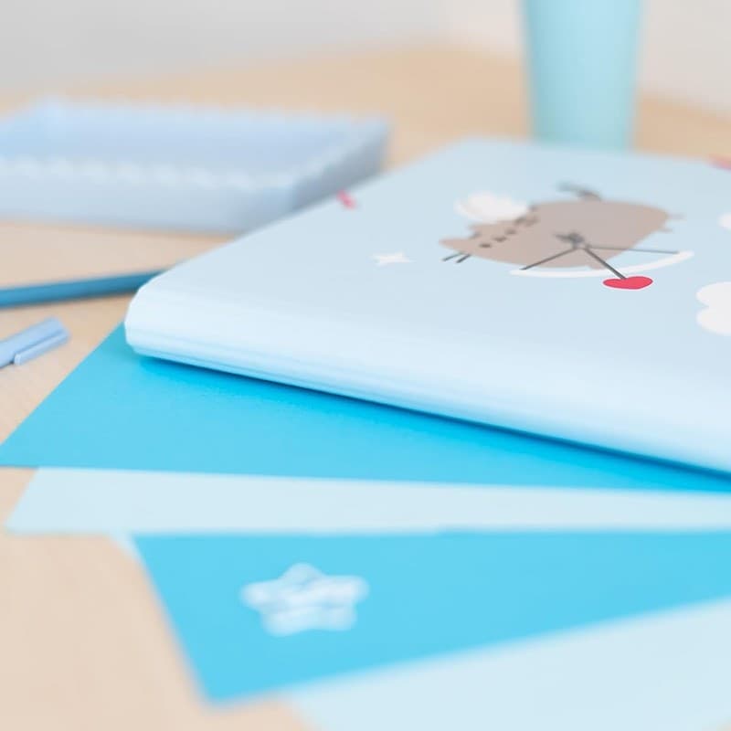 Pusheen - Cartella/borsa portadocumenti della collezione Purrfect Love (24,5 x 34 cm) - 12