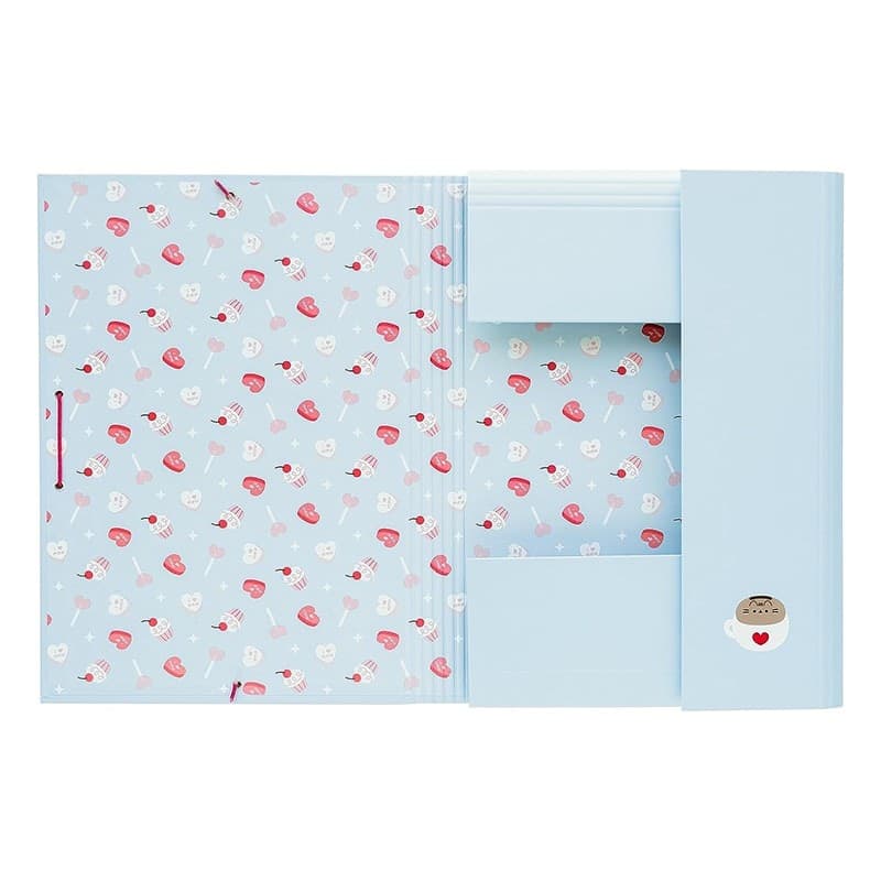 Pusheen - Cartella/borsa portadocumenti della collezione Purrfect Love (24,5 x 34 cm) - 10