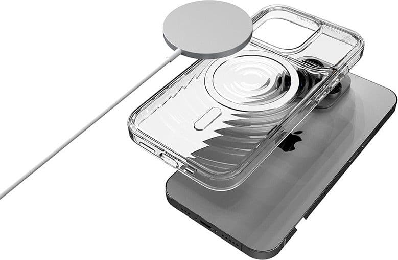 STM Reawaken Ripple MagSafe - Case for iPhone 15 Pro Max (Clear) - 8