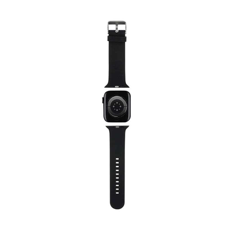 Karl Lagerfeld 3D Rubber Karl Head NFT - Strap for Apple Watch 42/44/45/49 mm (black) - 2