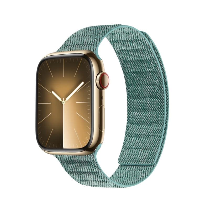Crong Melange - Cinturino magnetico per Apple Watch 44/45/46/49 mm (turchese melange) - 14
