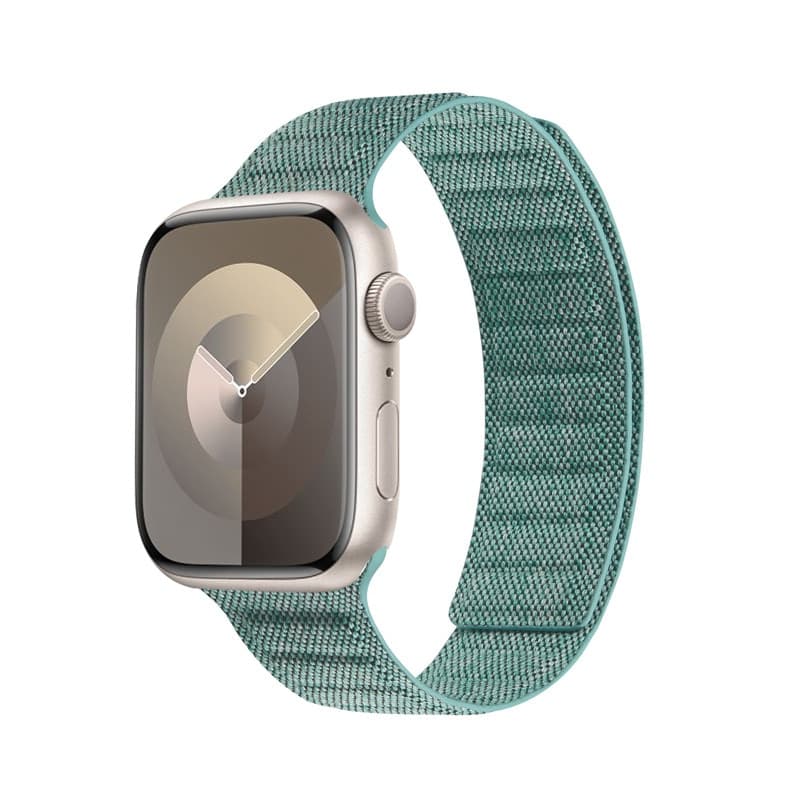 Crong Melange - Cinturino magnetico per Apple Watch 44/45/46/49 mm (turchese melange) - 3