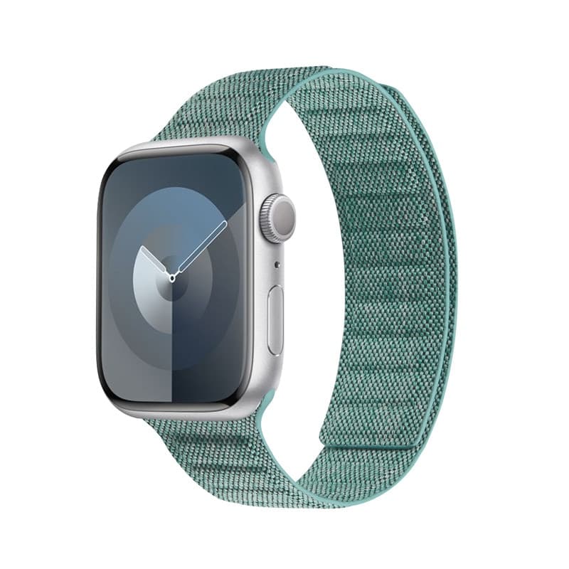 Crong Melange - Cinturino magnetico per Apple Watch 44/45/46/49 mm (turchese melange) - 4