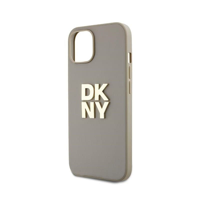 DKNY Wrist Strap Stock Logo - Case for iPhone 15 / 14 / 13 (Beige) - 12