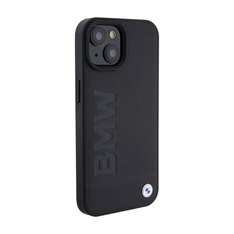BMW Leather Hot Stamp MagSafe - Case for iPhone 15 Plus (black) - 12
