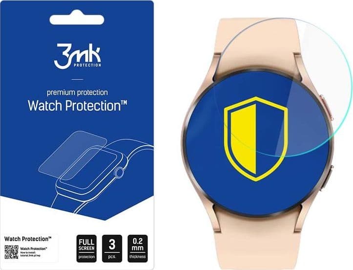 3mk Watch Protection ARC+ - Protective film for Samsung Galaxy Watch 4 40mm (3 pcs) - 2