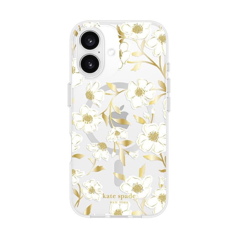 Kate Spade New York Protective Gems MagSafe - Case for iPhone 16 (Sunshine Floral) - 12