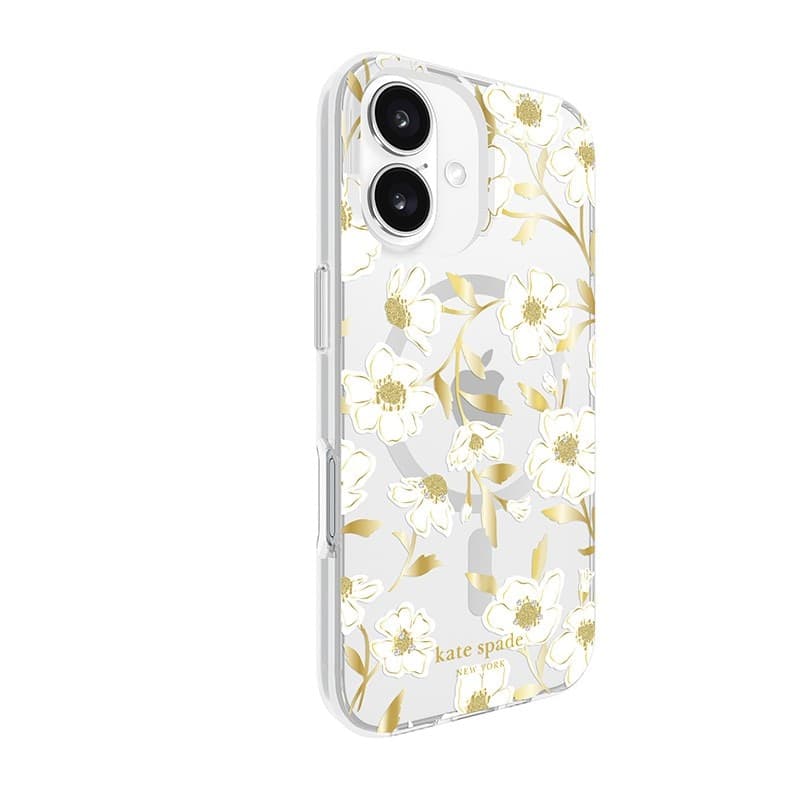 Kate Spade New York Protective Gems MagSafe - Case for iPhone 16 (Sunshine Floral) - 13