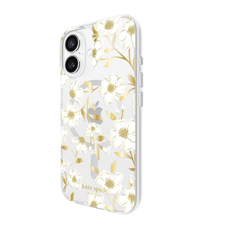 Kate Spade New York Protective Gems MagSafe - Case for iPhone 16 (Sunshine Floral) - 14