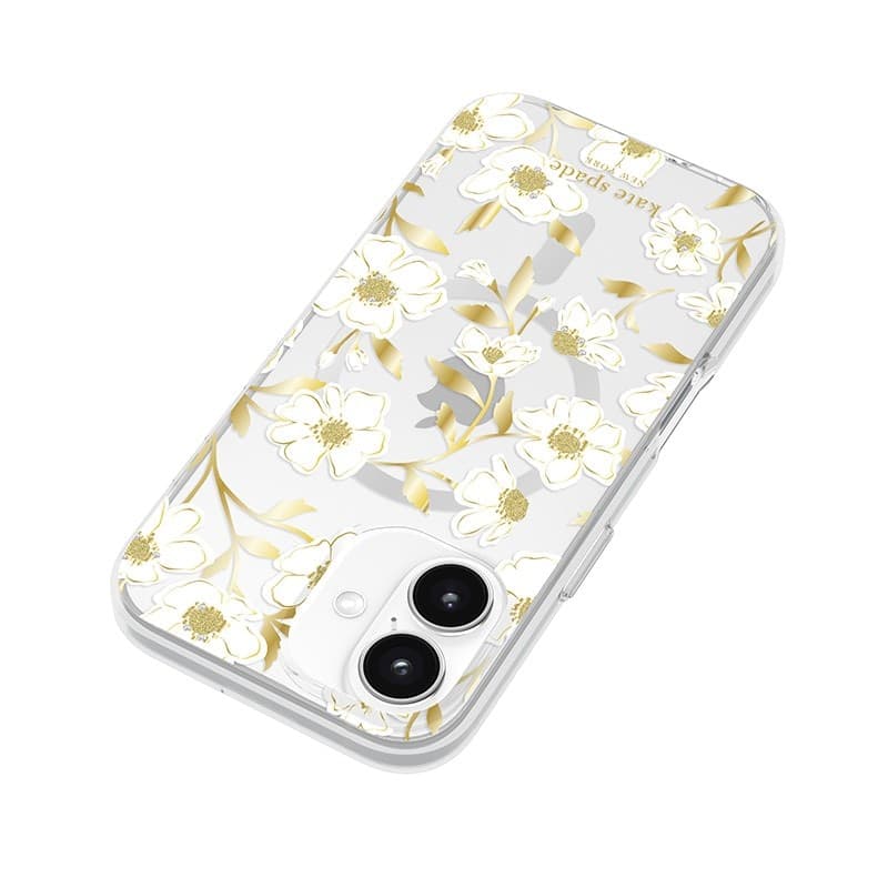 Kate Spade New York Protective Gems MagSafe - Case for iPhone 16 (Sunshine Floral) - 20