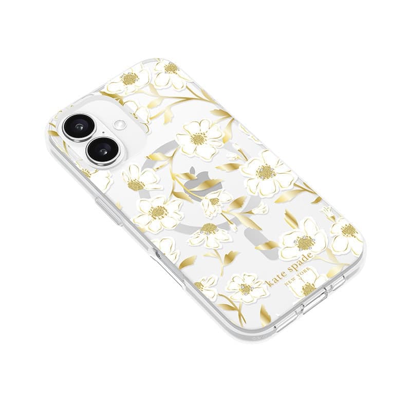 Kate Spade New York Protective Gems MagSafe - Case for iPhone 16 (Sunshine Floral) - 9