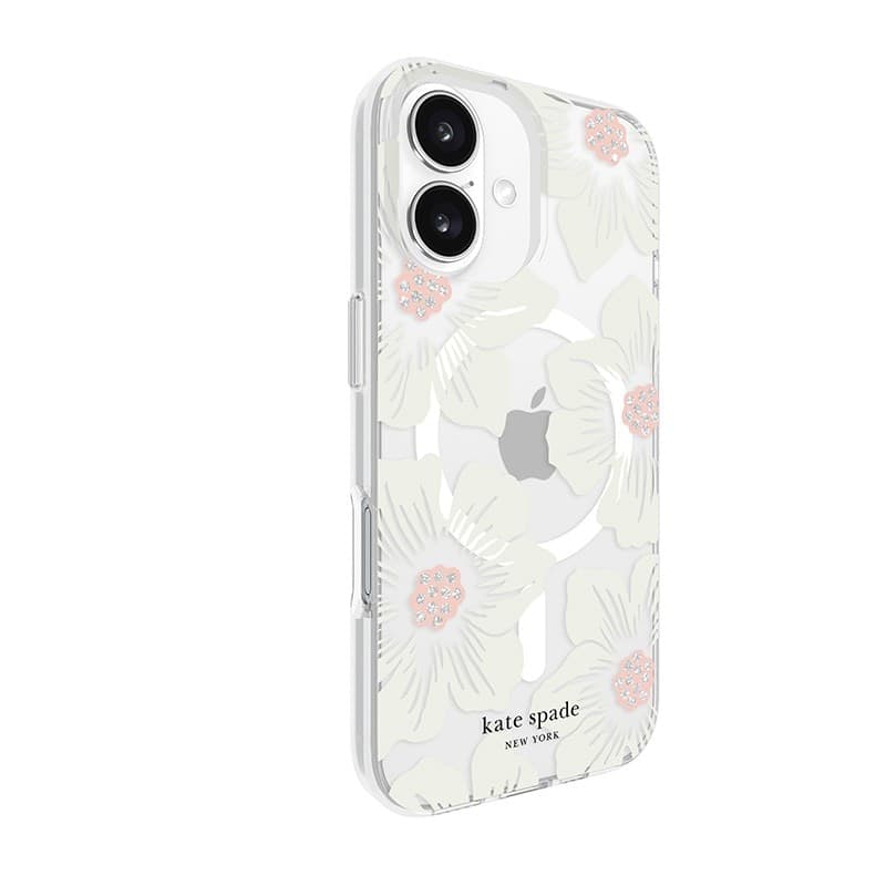 Kate Spade New York Protective MagSafe - Case for iPhone 16 (Hollyhock Floral) - 13