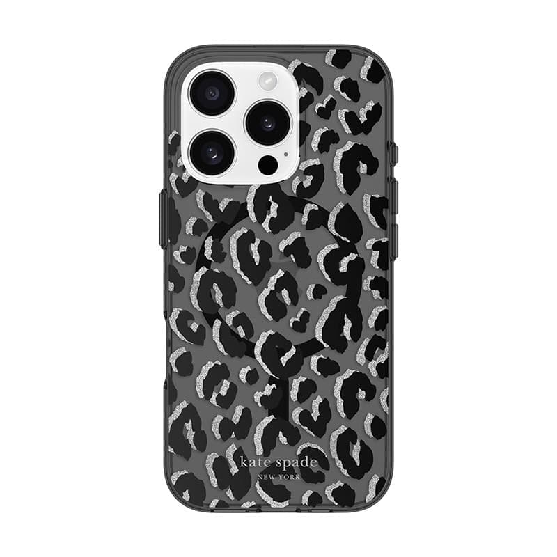 Kate Spade New York Protective MagSafe - Case for iPhone 16 Pro (City Leopard) - 2