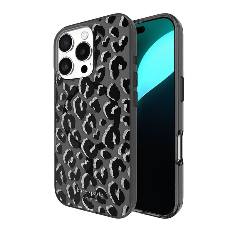 Kate Spade New York Protective MagSafe - Case for iPhone 16 Pro (City Leopard) - 11