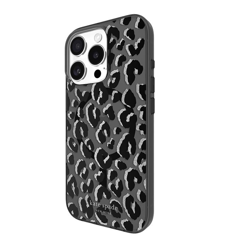 Kate Spade New York Protective MagSafe - Case for iPhone 16 Pro (City Leopard) - 4