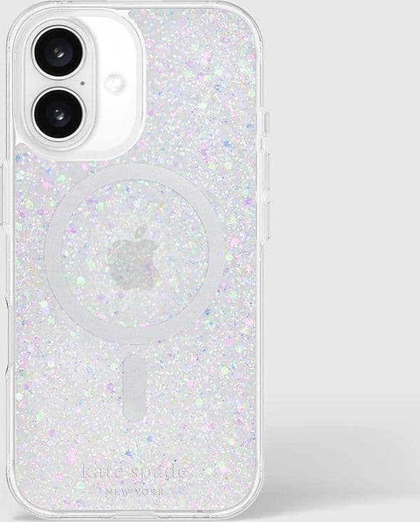 Kate Spade New York Protective MagSafe - Case for iPhone 16 (Chunky Glitter) - 19