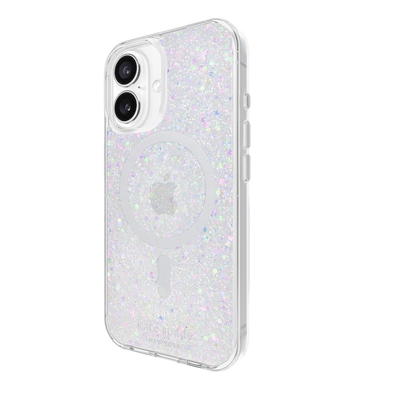 Kate Spade New York Protective MagSafe - Case for iPhone 16 (Chunky Glitter) - 4