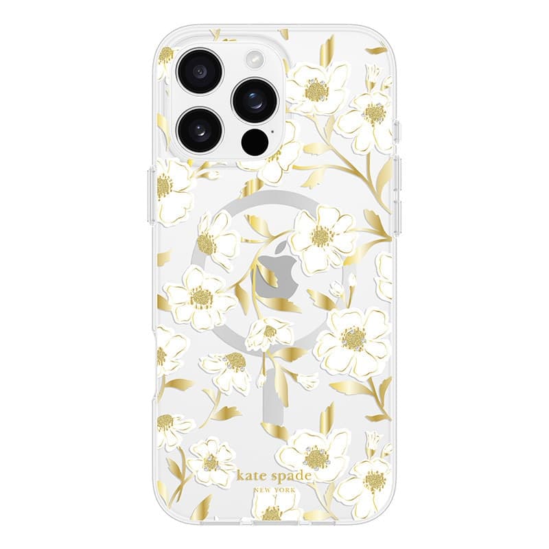 Kate Spade New York Protective Gems MagSafe - Case for iPhone 16 Pro Max (Sunshine Floral) - 2