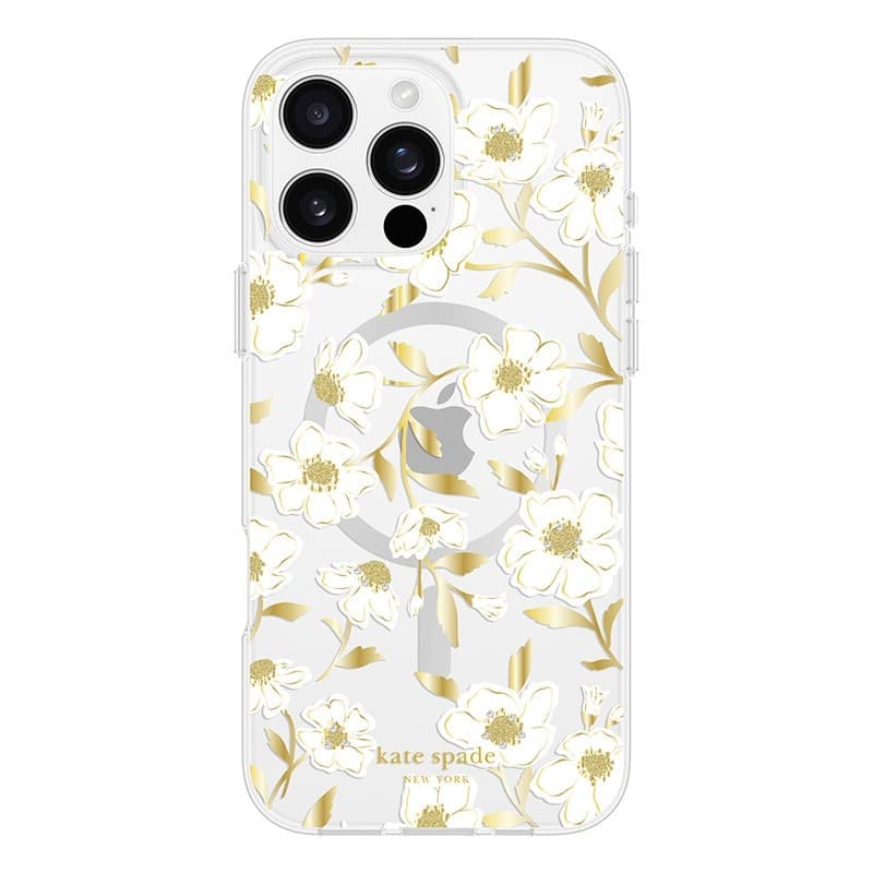 Kate Spade New York Protective Gems MagSafe - Case for iPhone 16 Pro Max (Sunshine Floral) - 12