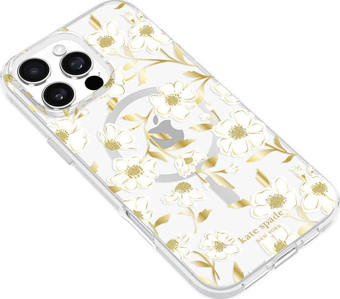 Kate Spade New York Protective Gems MagSafe - Case for iPhone 16 Pro Max (Sunshine Floral) - 9