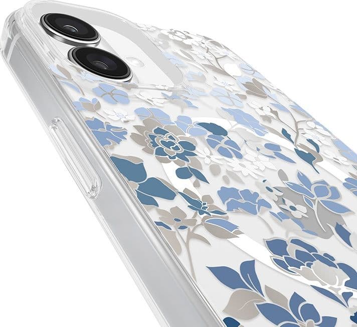 Kate Spade New York Protective Gems MagSafe - Case for iPhone 16 Plus (Flowerbed Blue) - 18