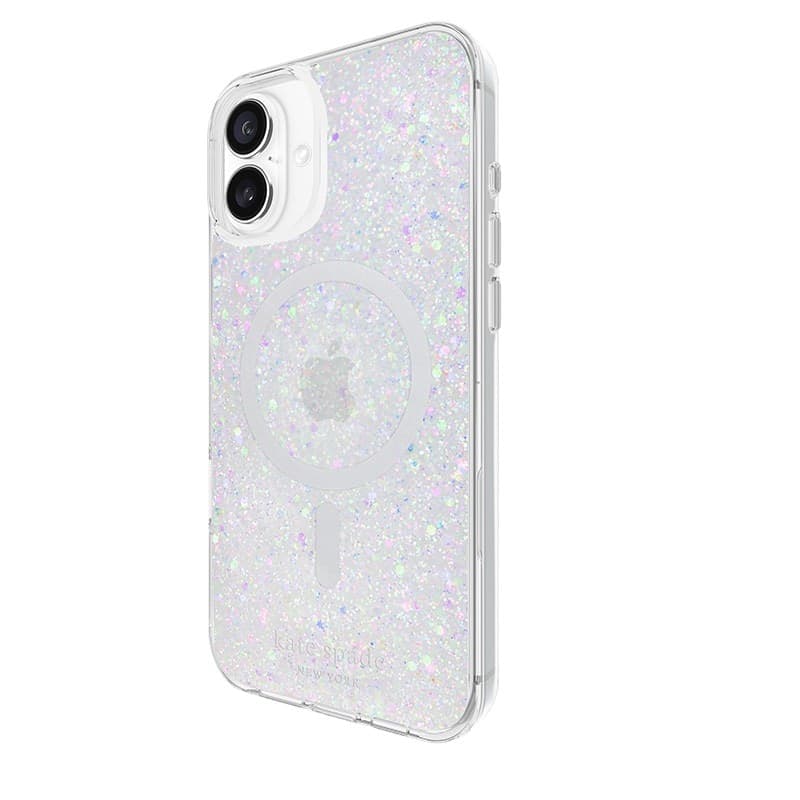 Kate Spade New York Protective MagSafe - Case for iPhone 16 Plus (Chunky Glitter) - 14
