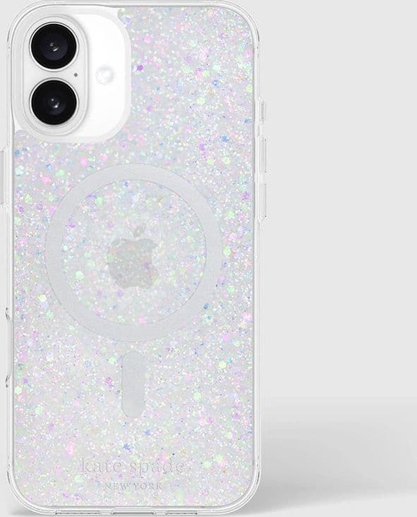 Kate Spade New York Protective MagSafe - Case for iPhone 16 Plus (Chunky Glitter) - 19