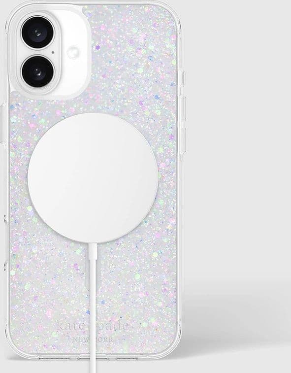 Kate Spade New York Protective MagSafe - Case for iPhone 16 Plus (Chunky Glitter) - 20