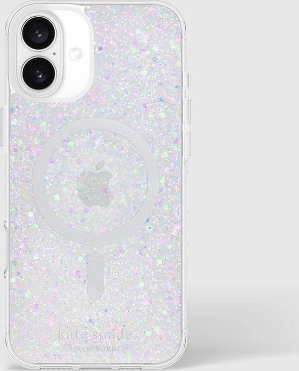 Kate Spade New York Protective MagSafe - Case for iPhone 16 Plus (Chunky Glitter) - 9