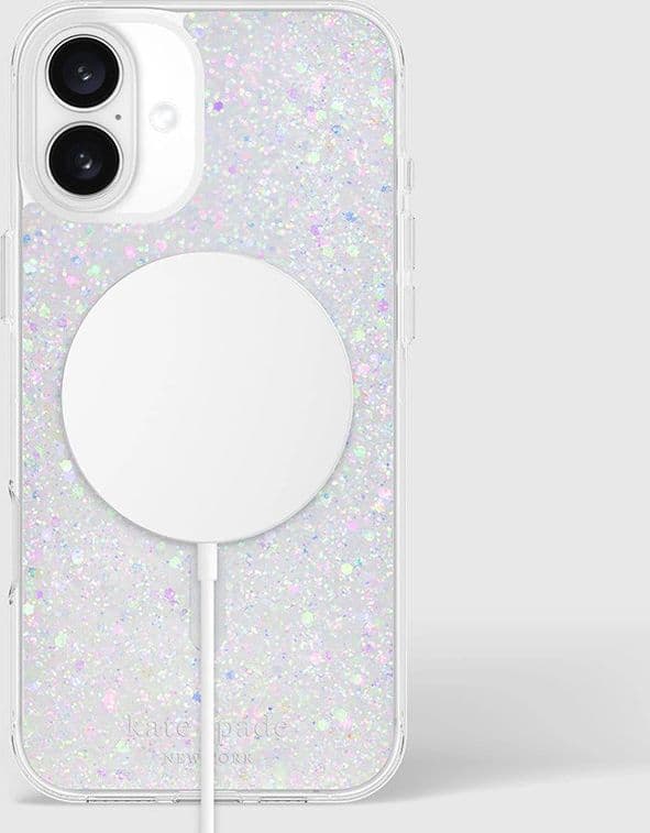 Kate Spade New York Protective MagSafe - Case for iPhone 16 Plus (Chunky Glitter) - 10