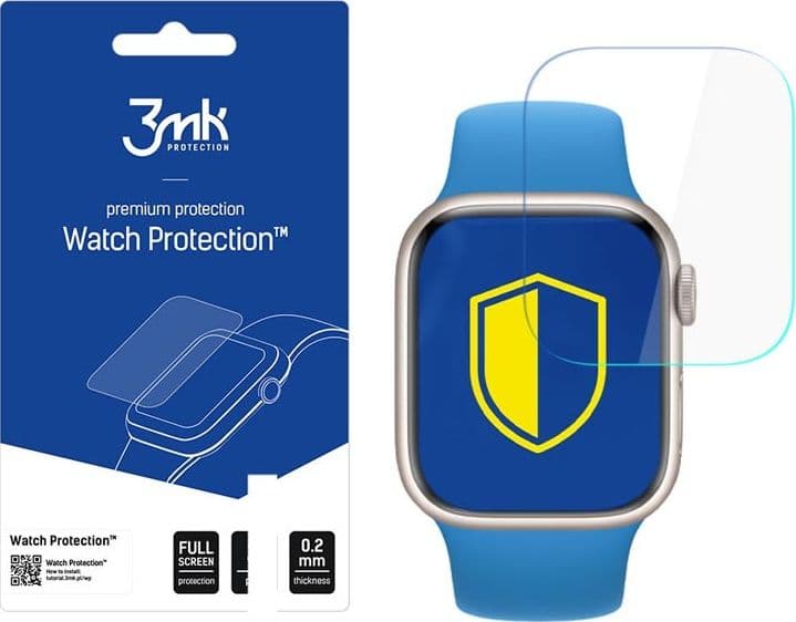 3mk Watch Protection ARC+ - Protective film for Apple Watch 7 41mm (3 pcs) - 2