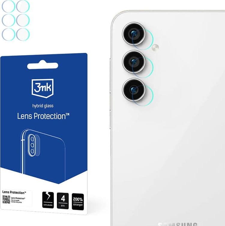 3mk Lens Protection - Camera Lens Glass for Samsung Galaxy S23 FE (4 sets) - 2
