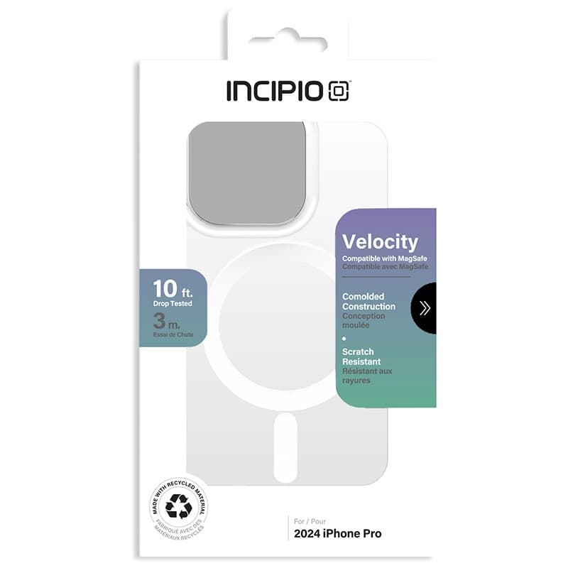 Incipio Velocity MagSafe - Case iPhone 16 Pro (Clear) - 11