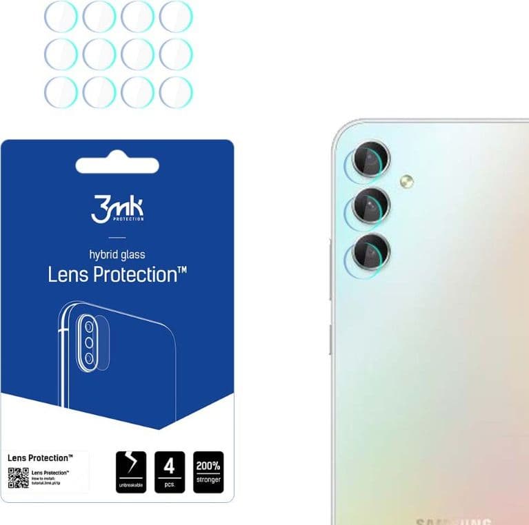 3mk Lens Protection - Camera Lens Glass for Samsung Galaxy A34 5G (4 sets) - 2