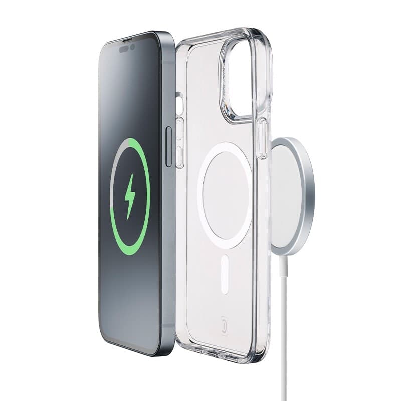 Cellularline Gloss Mag - iPhone 15 Pro Max MagSafe Case (Transparent) - 7