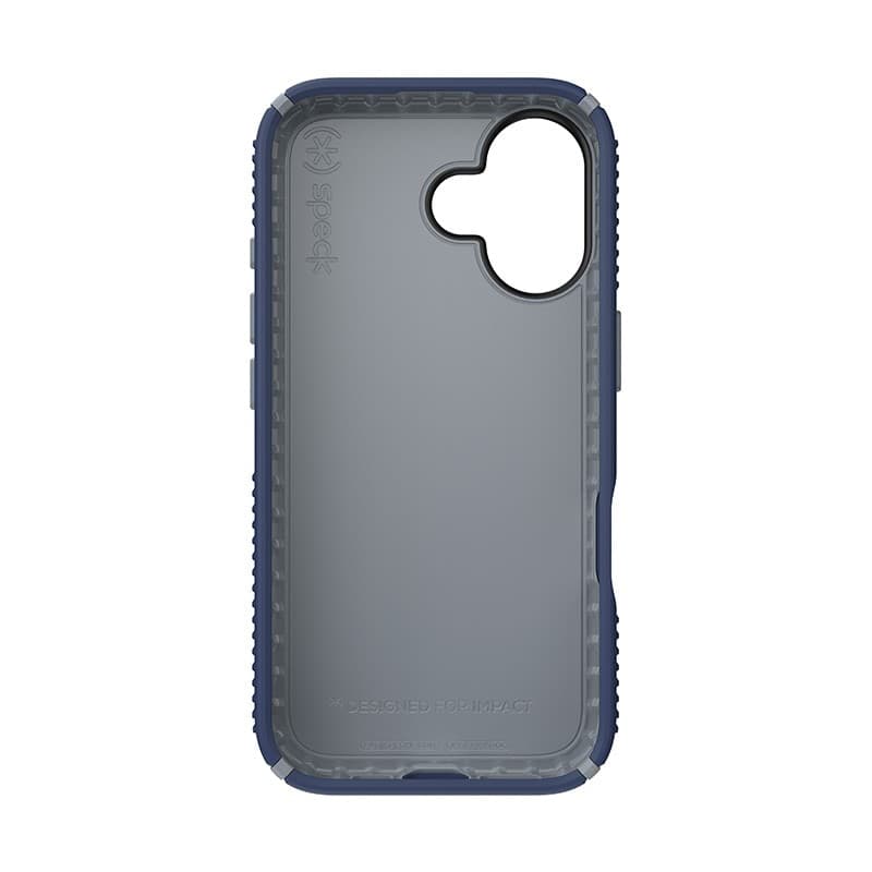 Speck Presidio2 Grip - Custodia per iPhone 16 (blu costiero / grigio polvere / bianco) - 20